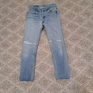 Vintage Levi's 501 Jeans Repaired